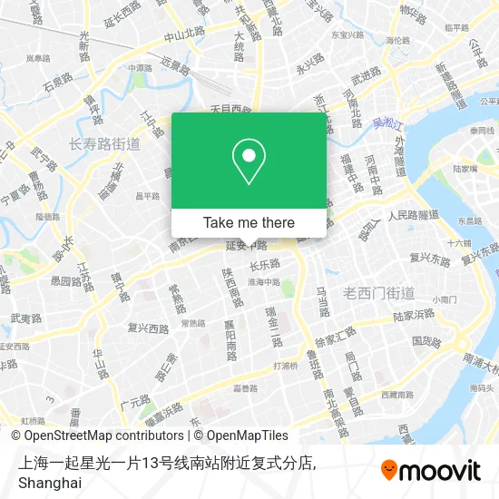 上海一起星光一片13号线南站附近复式分店 map