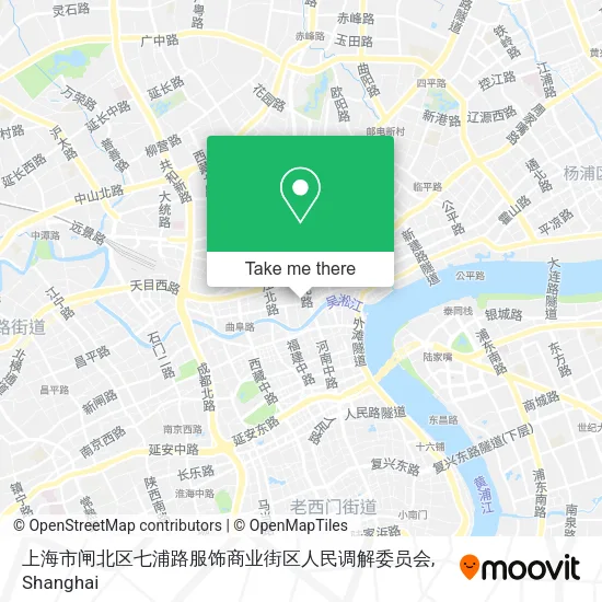 上海市闸北区七浦路服饰商业街区人民调解委员会 map