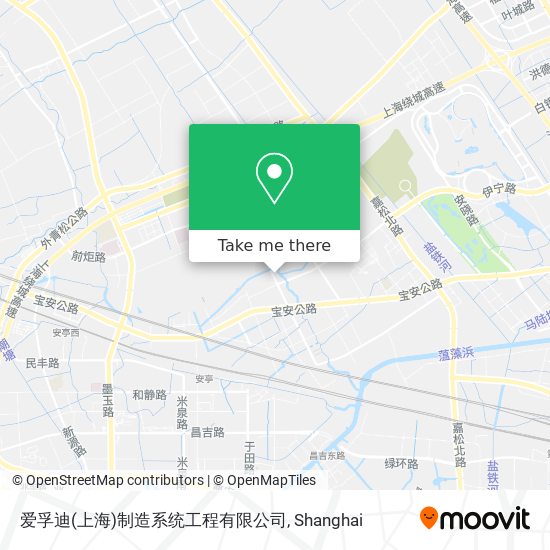 爱孚迪(上海)制造系统工程有限公司 map