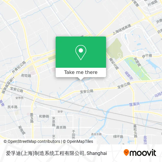爱孚迪(上海)制造系统工程有限公司 map