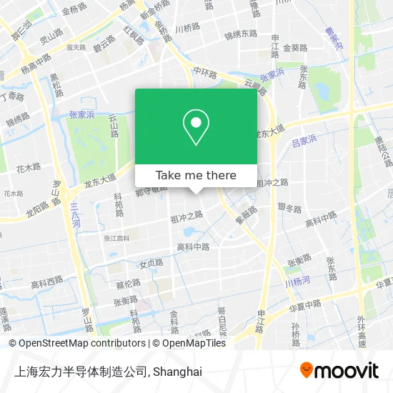 上海宏力半导体制造公司 map