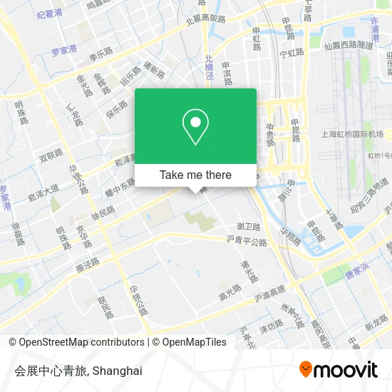 会展中心青旅 map