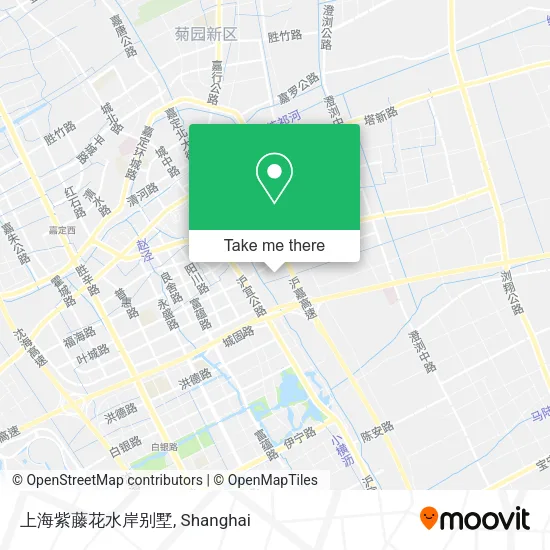 上海紫藤花水岸别墅 map