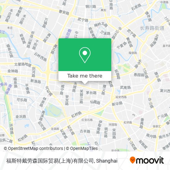 福斯特戴劳森国际贸易(上海)有限公司 map