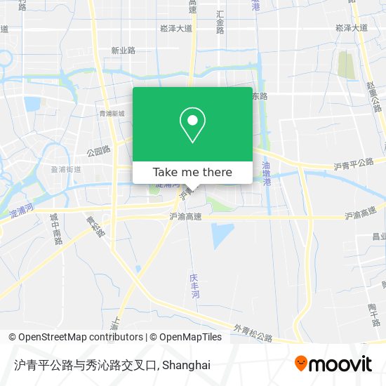 沪青平公路与秀沁路交叉口 map