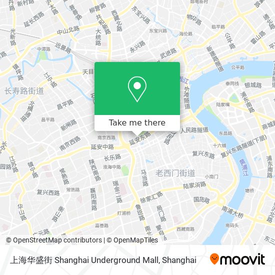 上海华盛街 Shanghai Underground Mall map