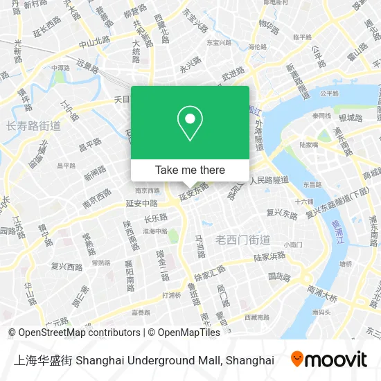 上海华盛街 Shanghai Underground Mall map