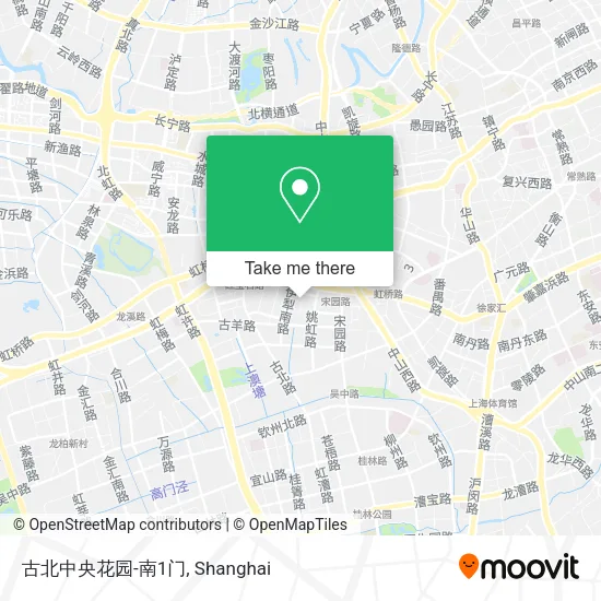 古北中央花园-南1门 map