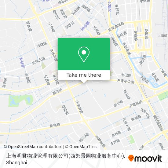 上海明君物业管理有限公司(西郊景园物业服务中心) map