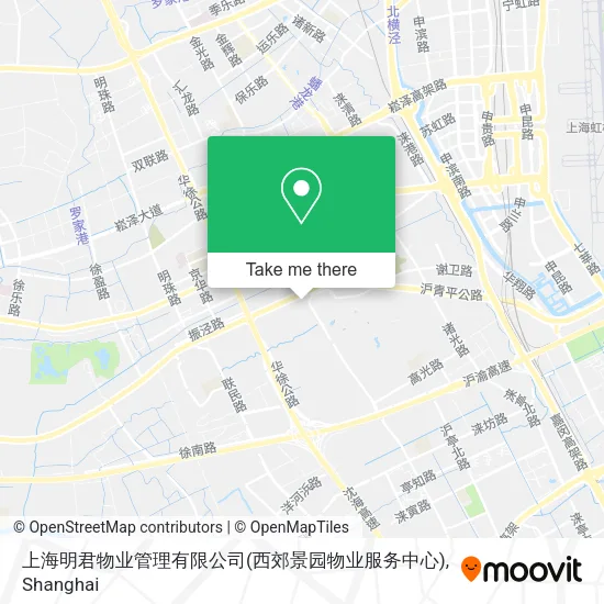 上海明君物业管理有限公司(西郊景园物业服务中心) map