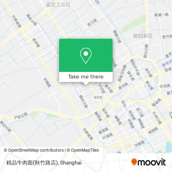 精品牛肉面(秋竹路店) map