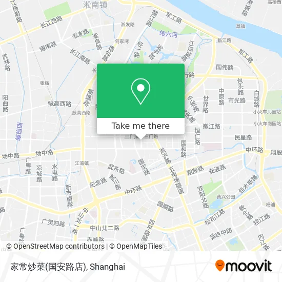 家常炒菜(国安路店) map