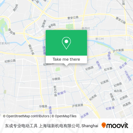 东成专业电动工具  上海瑞新机电有限公司 map