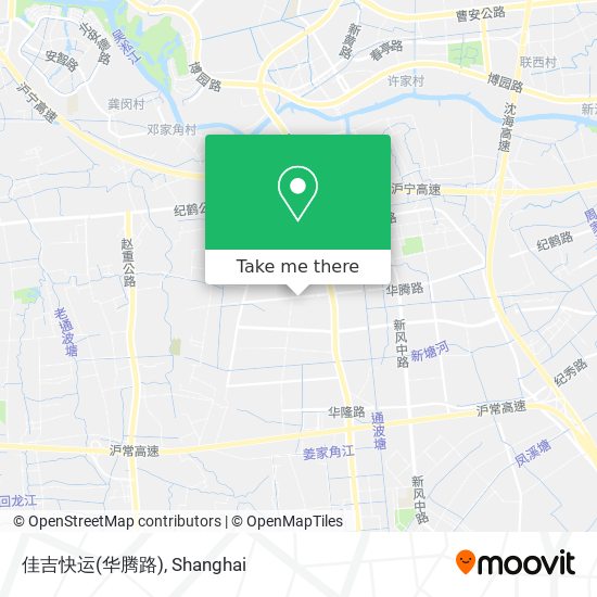 佳吉快运(华腾路) map