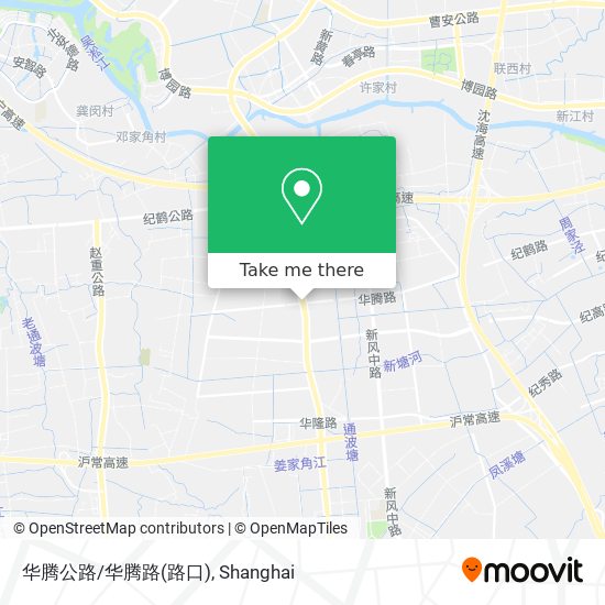 华腾公路/华腾路(路口) map