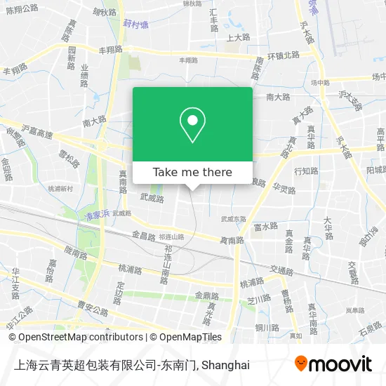 上海云青英超包装有限公司-东南门 map