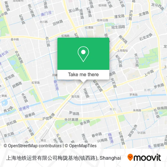 上海地铁运营有限公司梅陇基地(镇西路) map