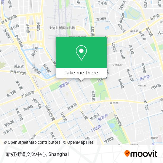 新虹街道文体中心 map