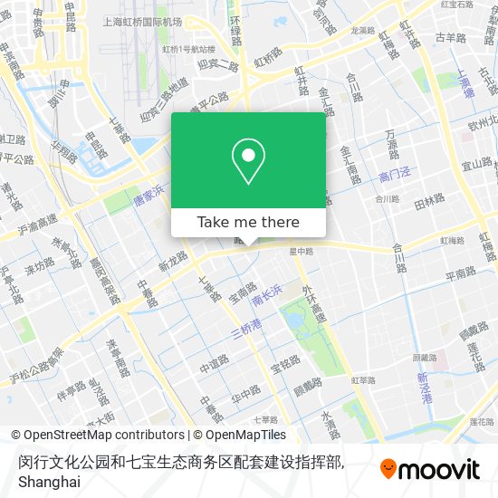 闵行文化公园和七宝生态商务区配套建设指挥部 map