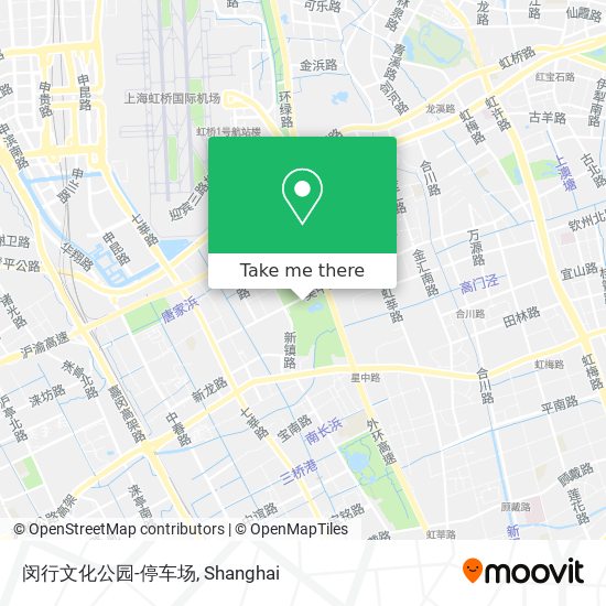 闵行文化公园-停车场 map