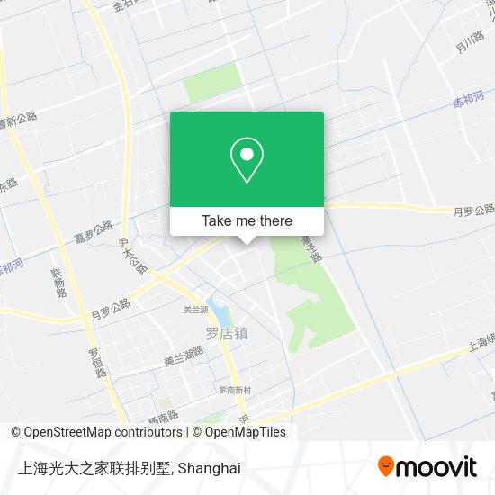 上海光大之家联排别墅 map