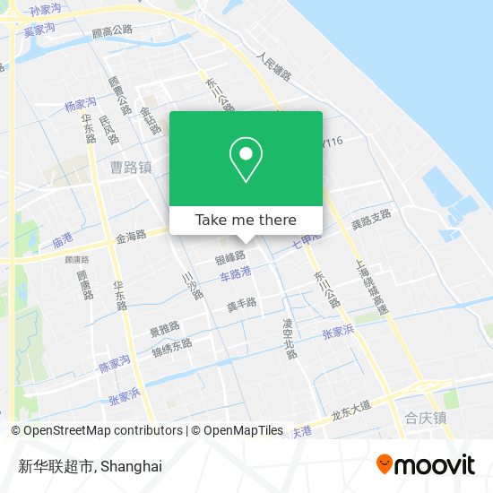 新华联超市 map