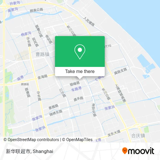 新华联超市 map