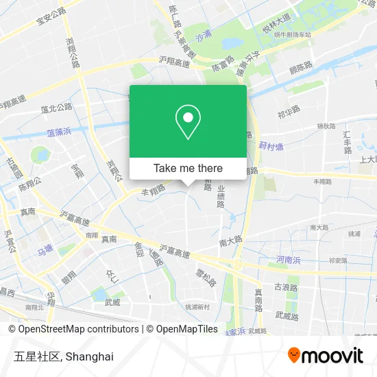 五星社区 map