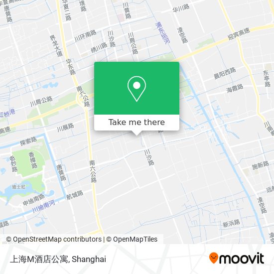 上海M酒店公寓 map