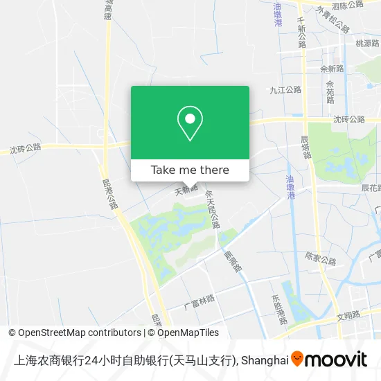 上海农商银行24小时自助银行(天马山支行) map