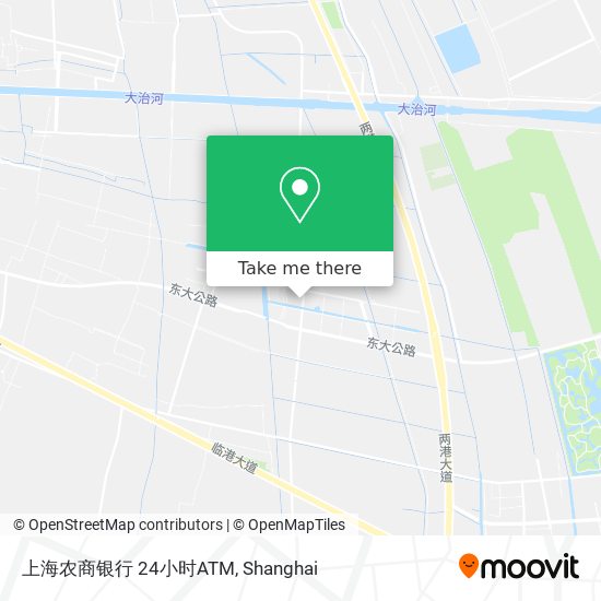 上海农商银行 24小时ATM map