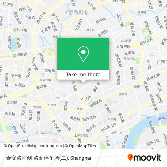 泰安路南侧-路面停车场(二) map