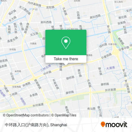 中环路入口(沪南路方向) map