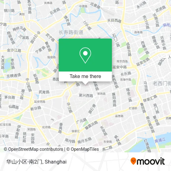 华山小区-南2门 map