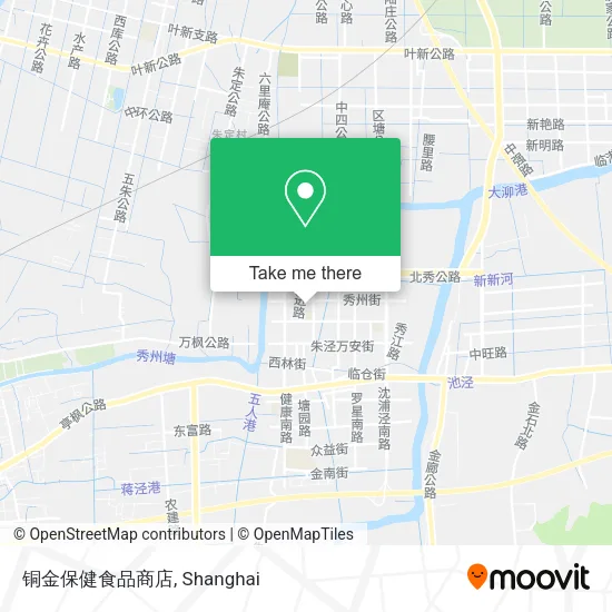 铜金保健食品商店 map