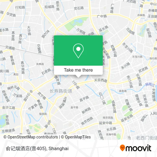 俞记烟酒店(普405) map
