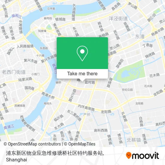 浦东新区物业应急维修塘桥社区特约服务站 map