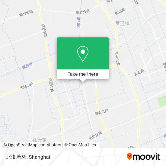 北潮塘桥 map