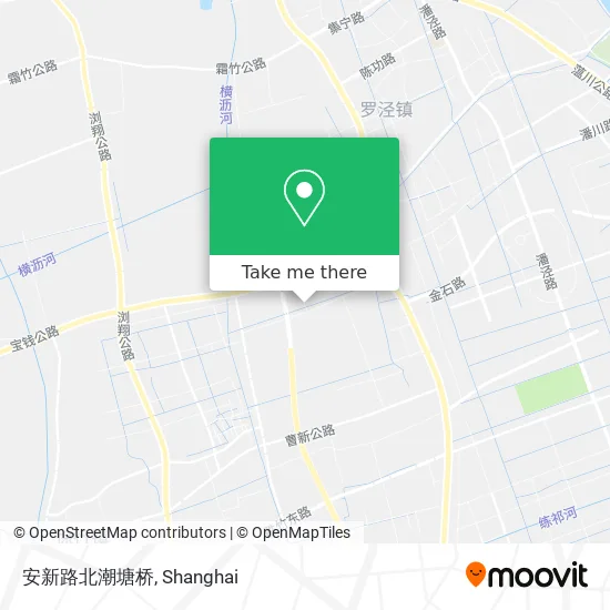 安新路北潮塘桥 map