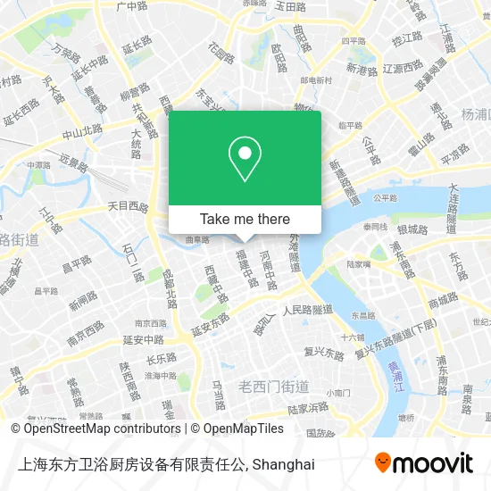 上海东方卫浴厨房设备有限责任公 map