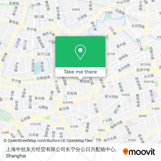 上海中丝东方经贸有限公司长宁分公日月配镜中心 map