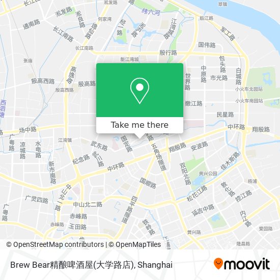 Brew Bear精酿啤酒屋(大学路店) map