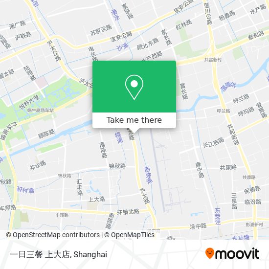 一日三餐 上大店 map
