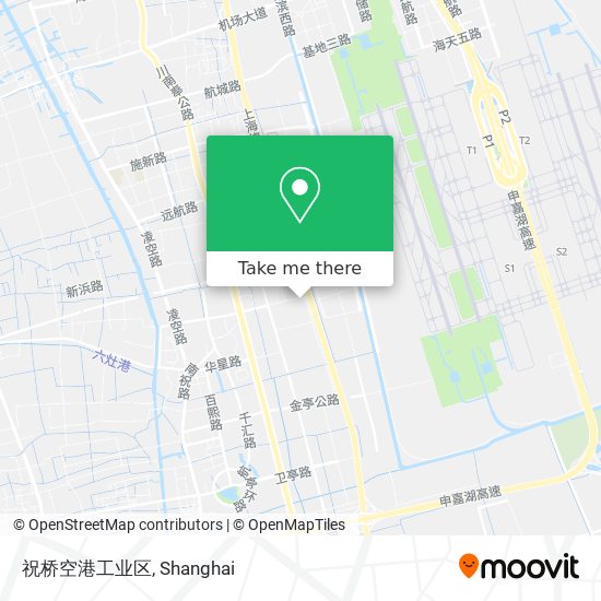祝桥空港工业区 map