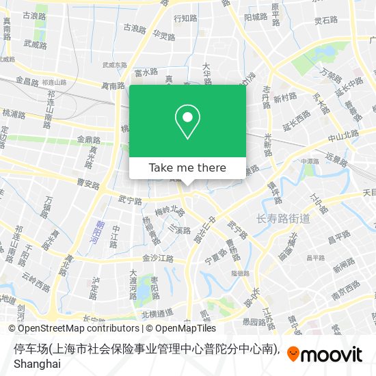 停车场(上海市社会保险事业管理中心普陀分中心南) map