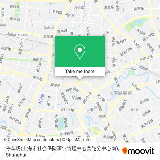 停车场(上海市社会保险事业管理中心普陀分中心南) map