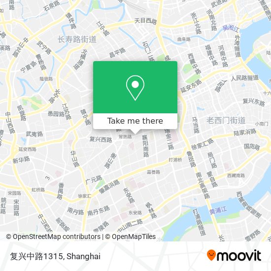 复兴中路1315 map