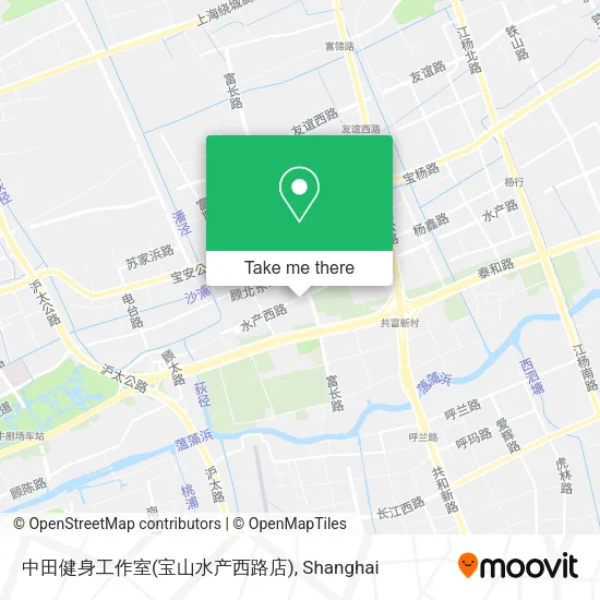 中田健身工作室(宝山水产西路店) map