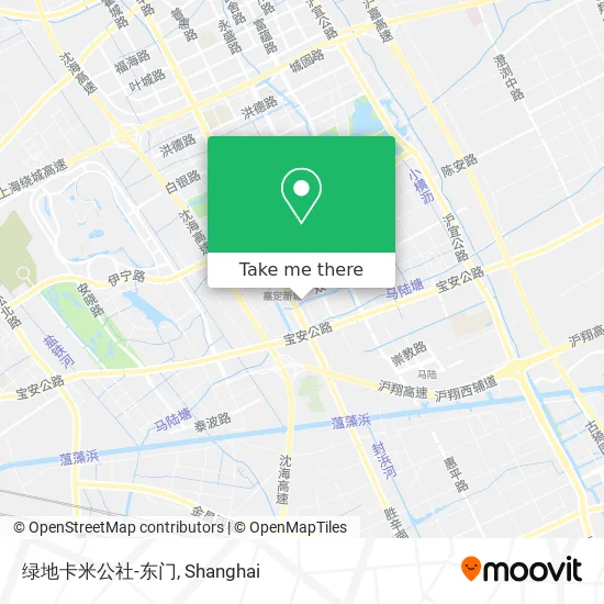 绿地卡米公社-东门 map
