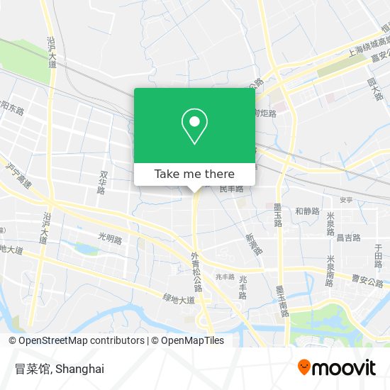 冒菜馆 map